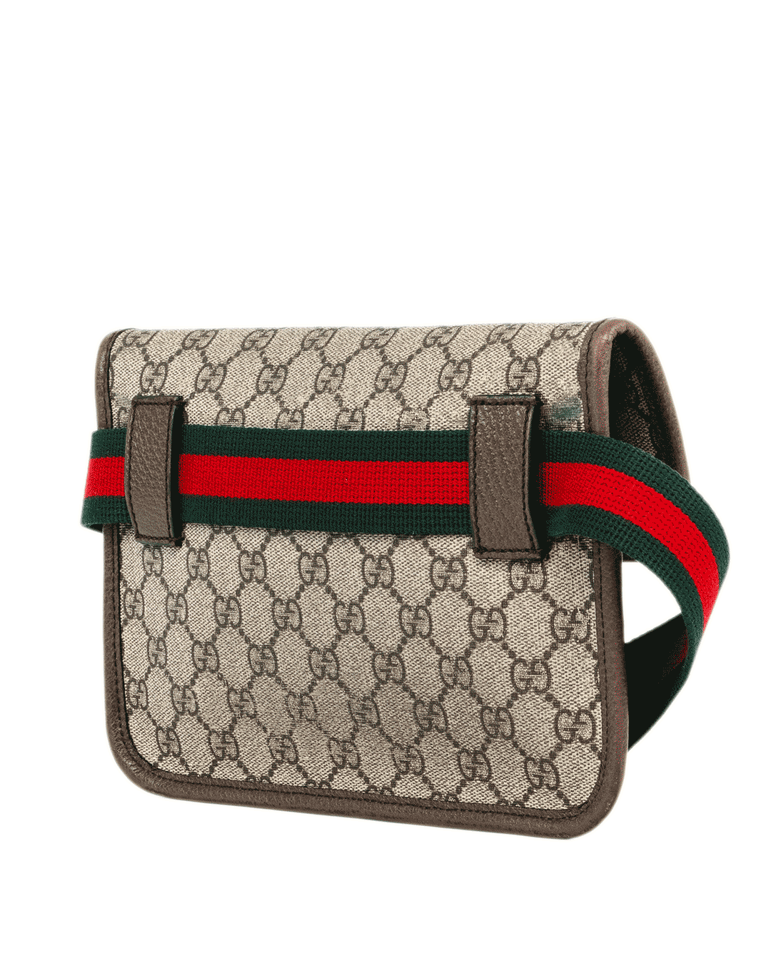 GUCCI NEO VINTAGE BELT BAG BROWN GG MONOGRAM CANVAS GHW 493930 493075 0620