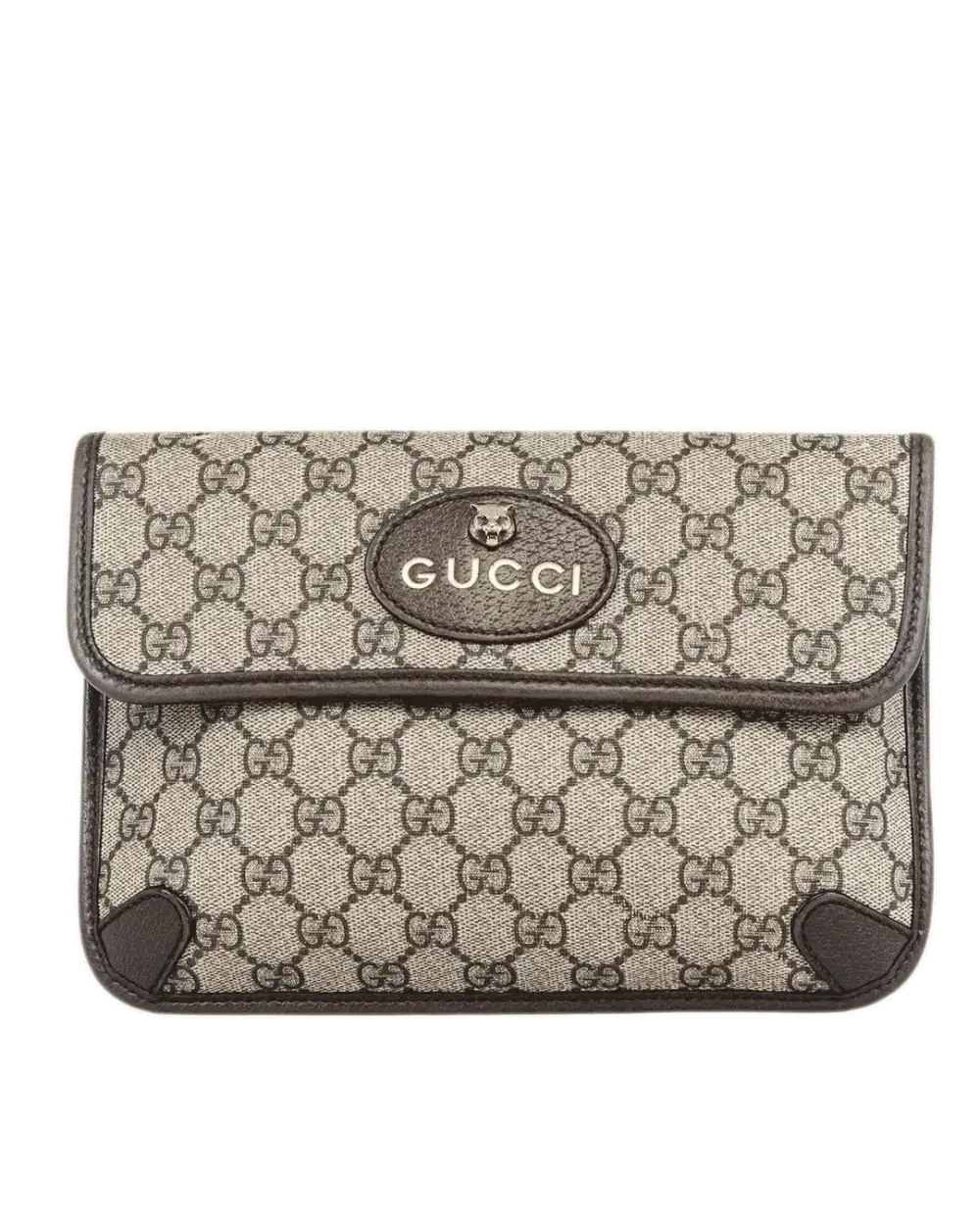 GUCCI NEO VINTAGE BELT BAG BROWN GG MONOGRAM CANVAS GHW 493930 498879 1429
