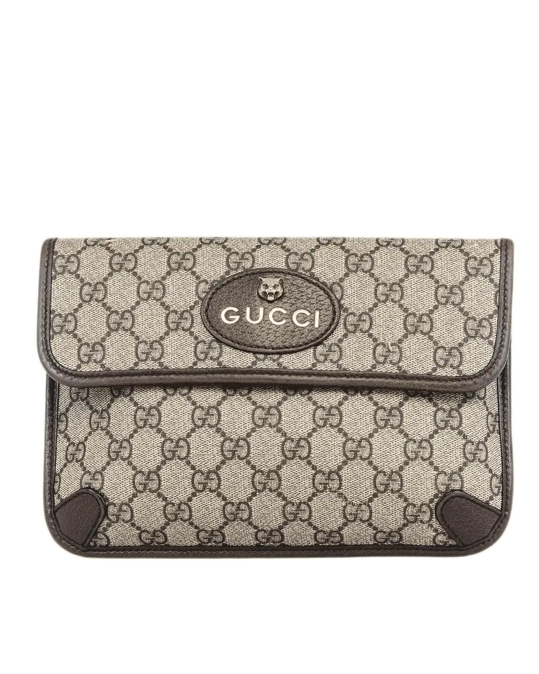GUCCI NEO VINTAGE BELT BAG BROWN GG MONOGRAM CANVAS GHW 493930 498879 1429