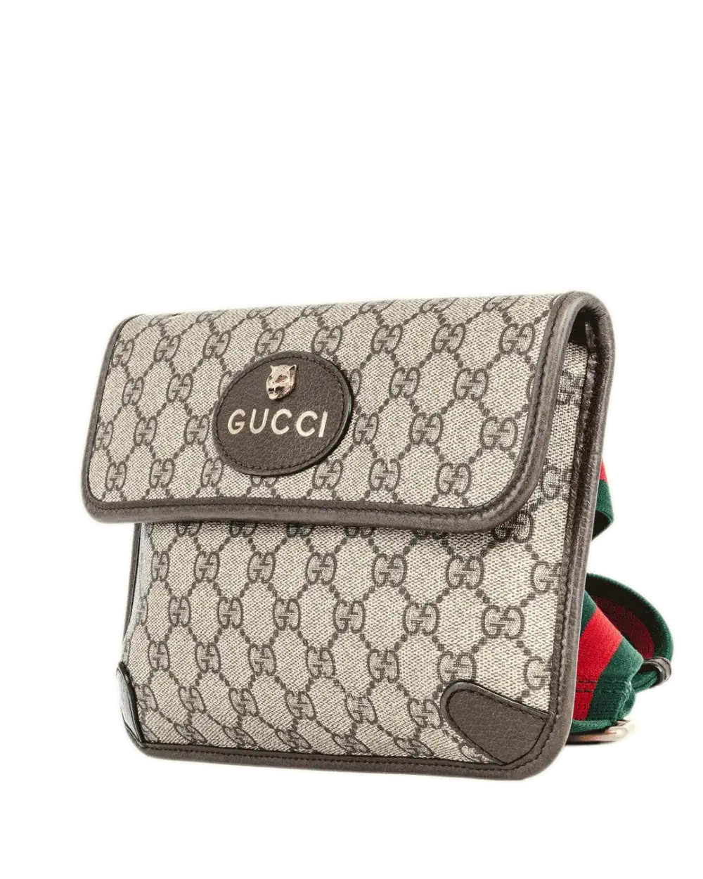 GUCCI NEO VINTAGE BELT BAG BROWN GG MONOGRAM CANVAS GHW 493930 498879 1430