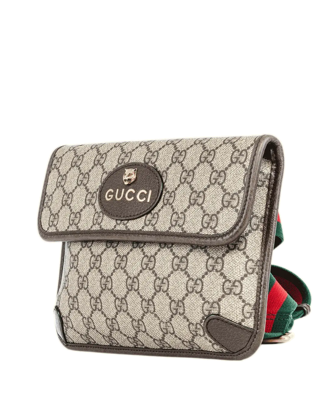 GUCCI NEO VINTAGE BELT BAG BROWN GG MONOGRAM CANVAS GHW 493930 498879 1430