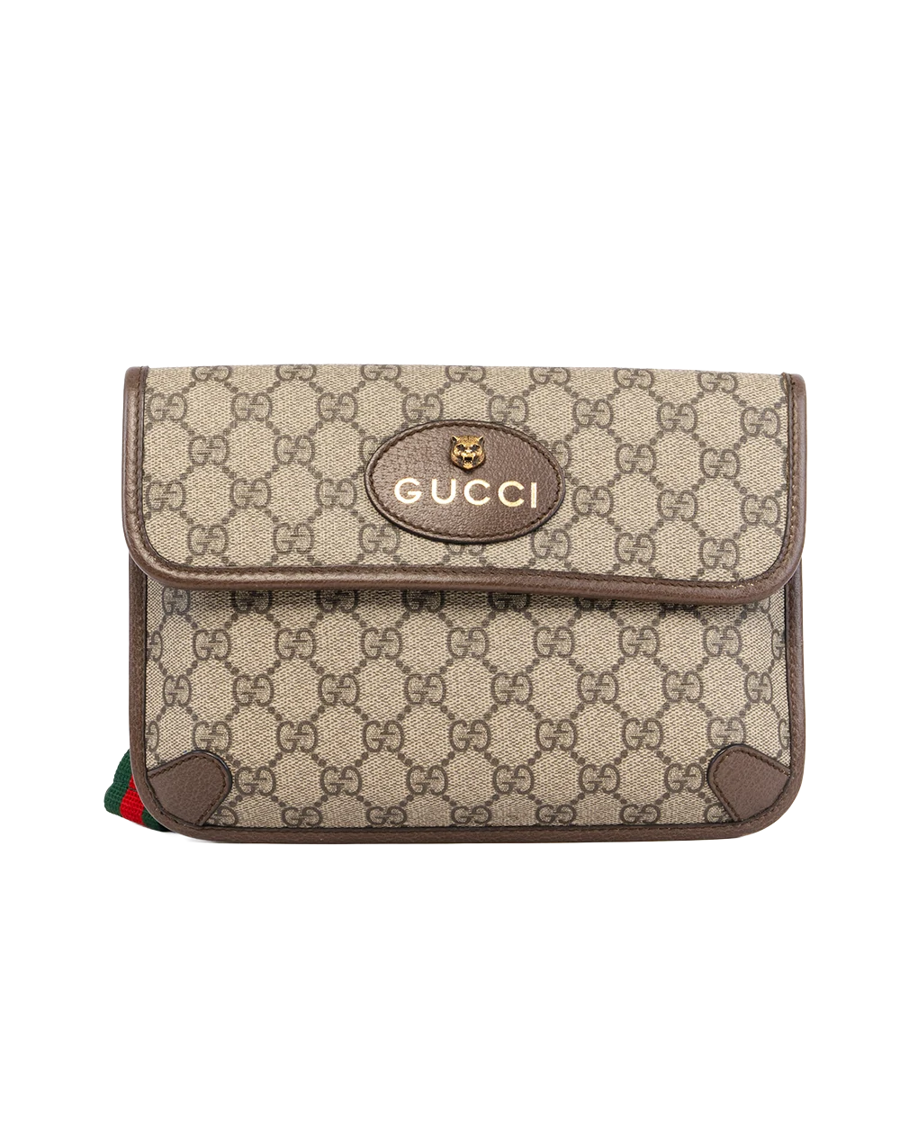 GUCCI NEO VINTAGE BELT BAG BROWN GG SUPREME MONOGRAM CANVAS GHW 493930 568024 1729