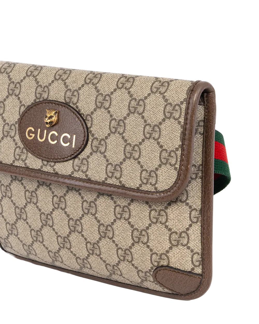 GUCCI NEO VINTAGE BELT BAG BROWN GG SUPREME MONOGRAM CANVAS GHW 493930 568024 1735