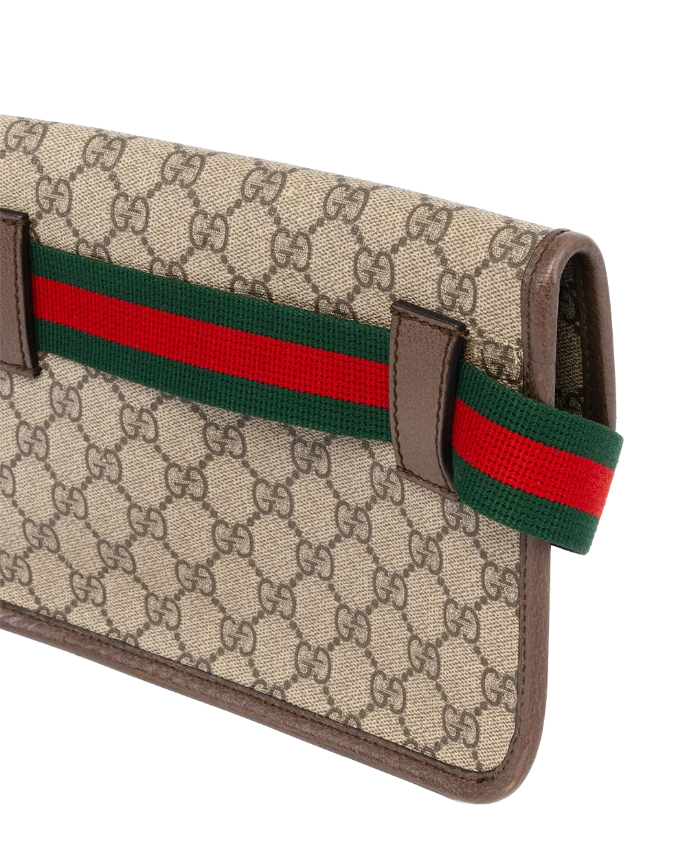 GUCCI NEO VINTAGE BELT BAG BROWN GG SUPREME MONOGRAM CANVAS GHW 493930 568024 1736