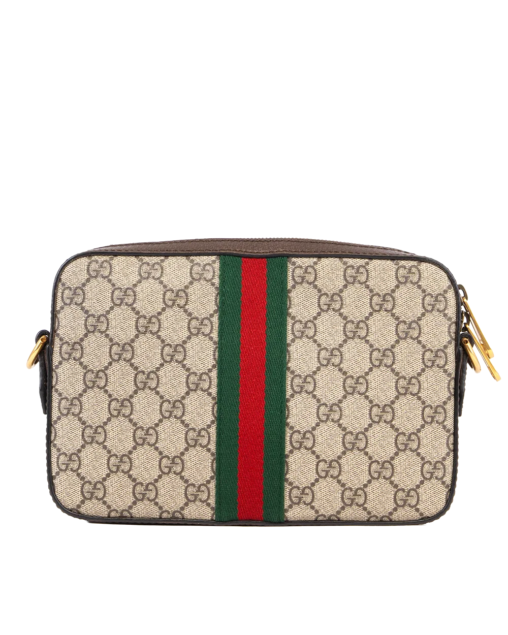 GUCCI OPHAIDIA CROSSBODY BAG SMALL BROWN GG MONOGRAM CANVAS GHW 699439525040 2157