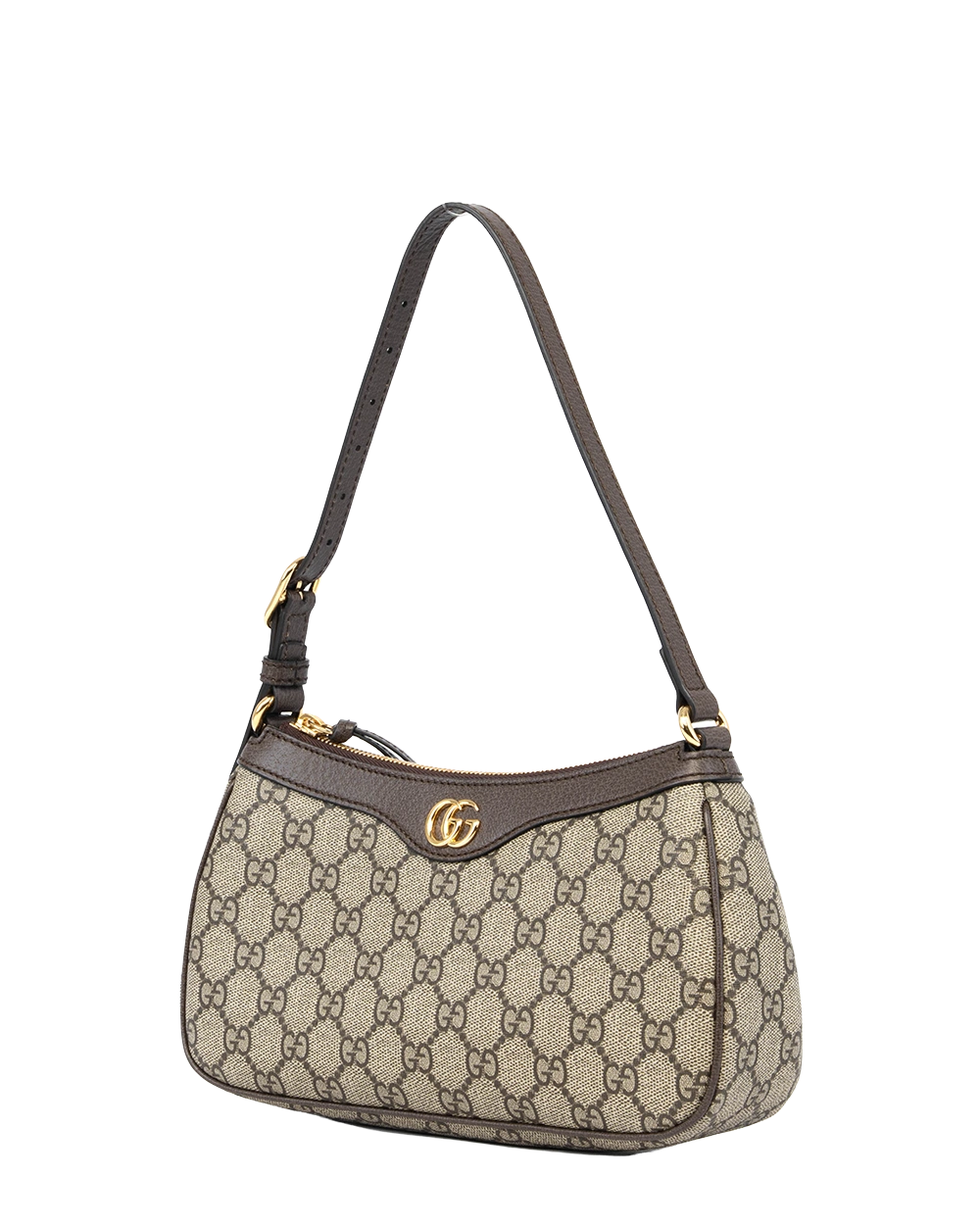 GUCCI OPHAIDIA SHOLEDER BAG SMALL BROWN GG MONOGRAM CANVAS GHW 735145 213317 0690