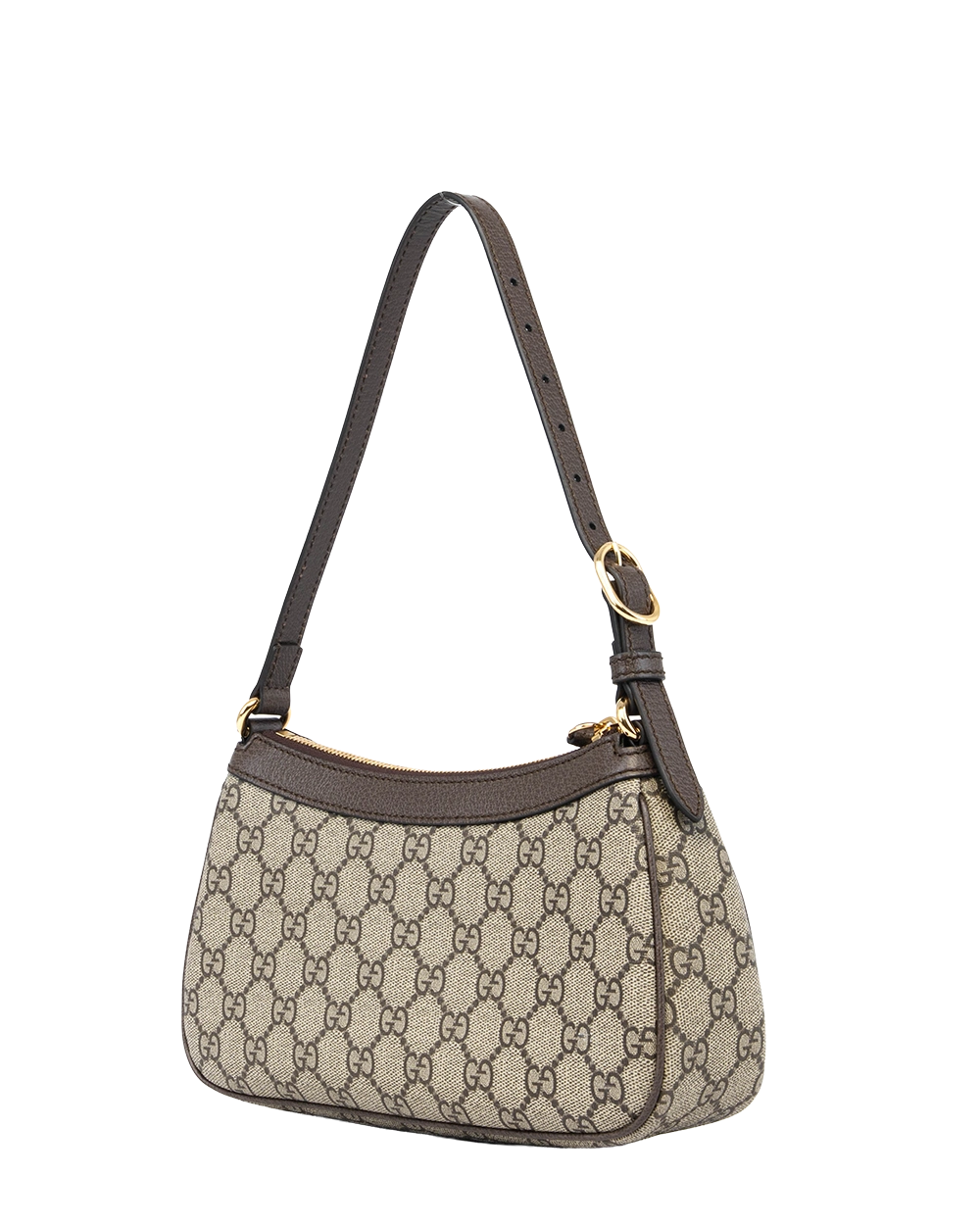 GUCCI OPHAIDIA SHOLEDER BAG SMALL BROWN GG MONOGRAM CANVAS GHW 735145 213317 0691