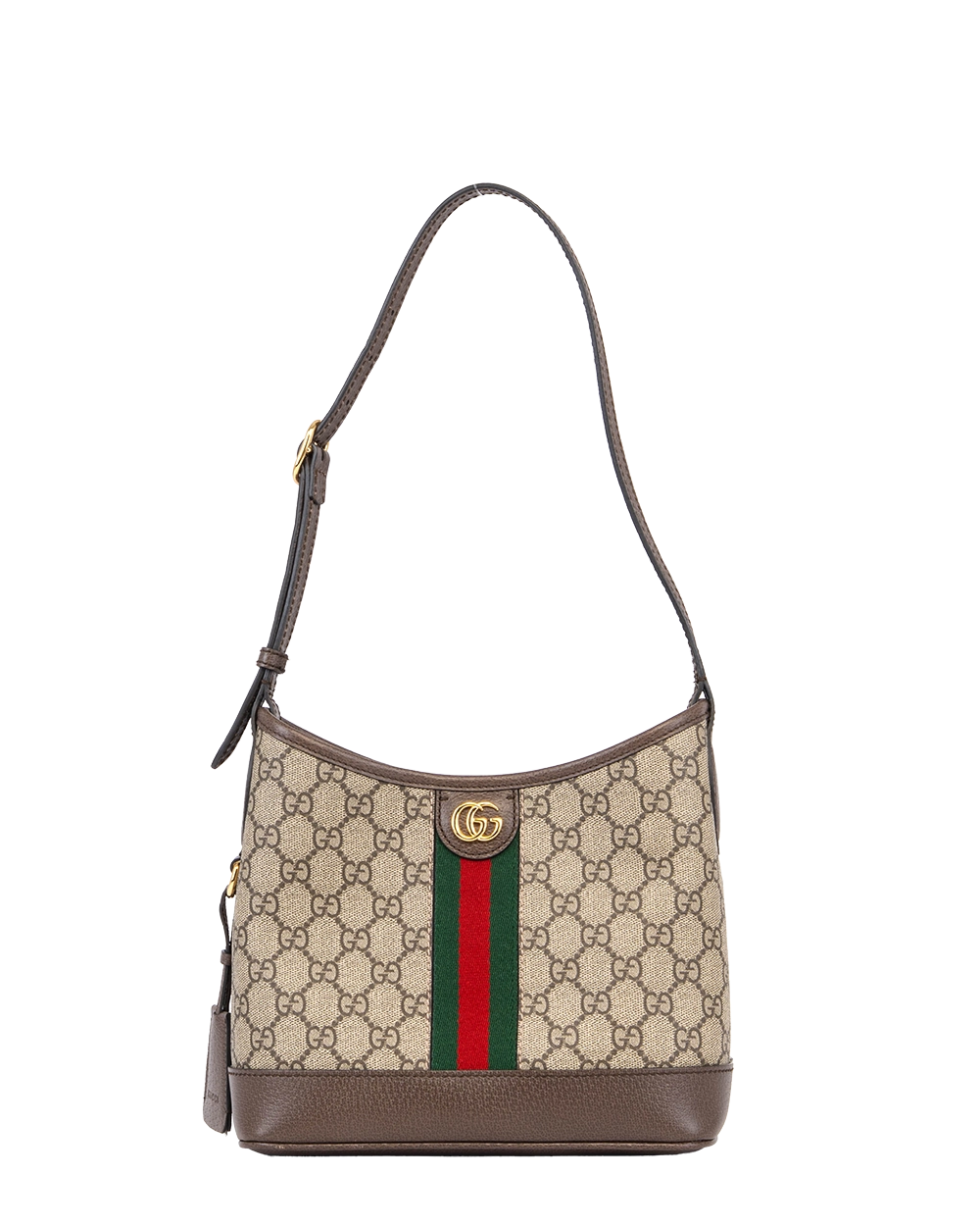 GUCCI OPHAIDIA SHOLEDER BAG SMALL BROWN GG MONOGRAM CANVAS GHW 781402 525040 2084