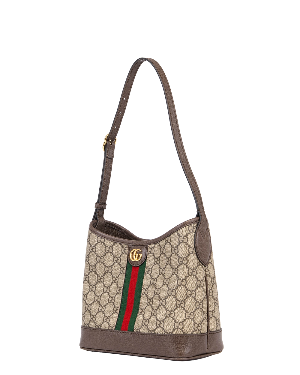 GUCCI OPHAIDIA SHOLEDER BAG SMALL BROWN GG MONOGRAM CANVAS GHW 781402 525040 2085