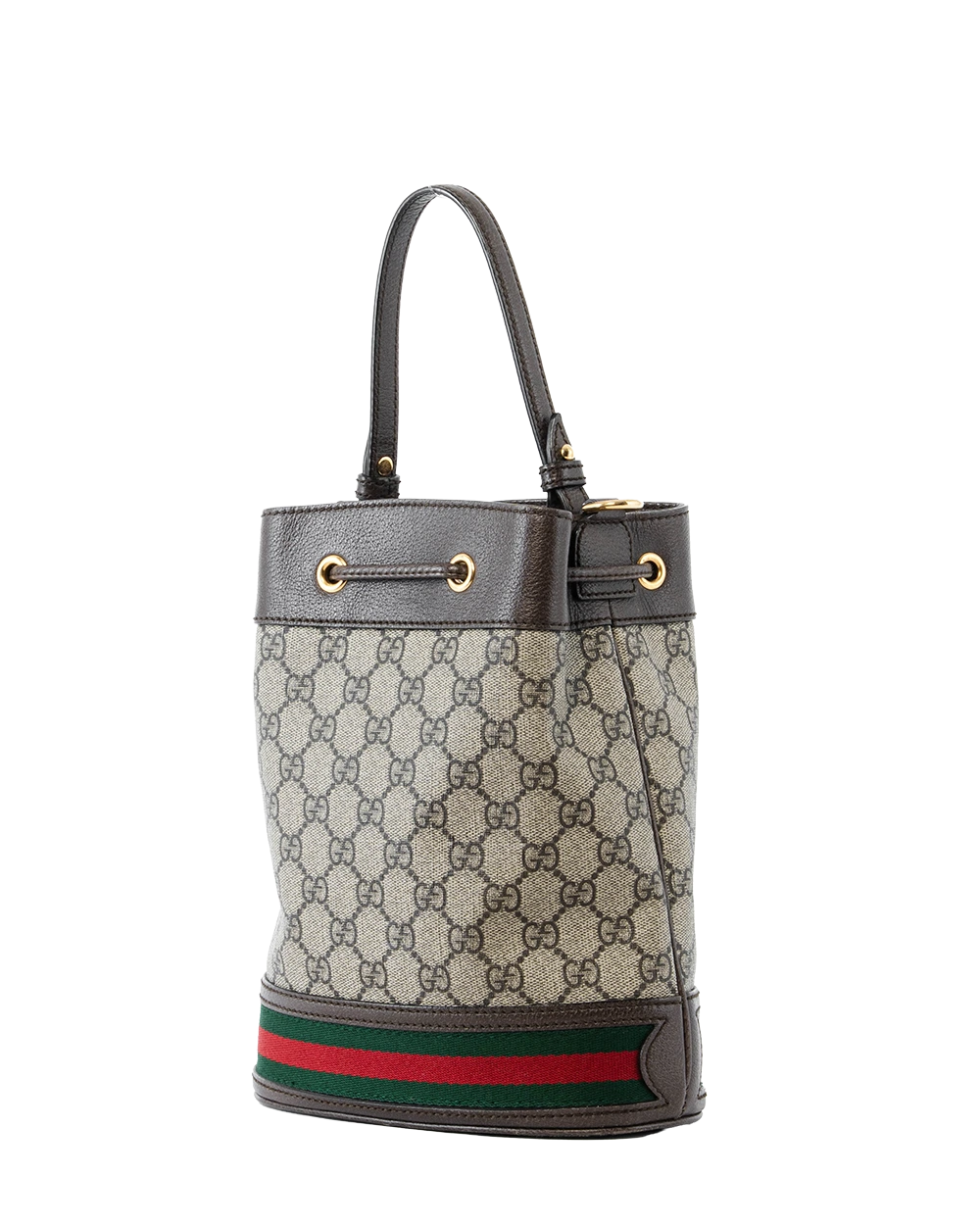 GUCCI OPHIDIA BUCKET BROWN GG MONOGRAM CANVAS GHW 550621 498879 2212