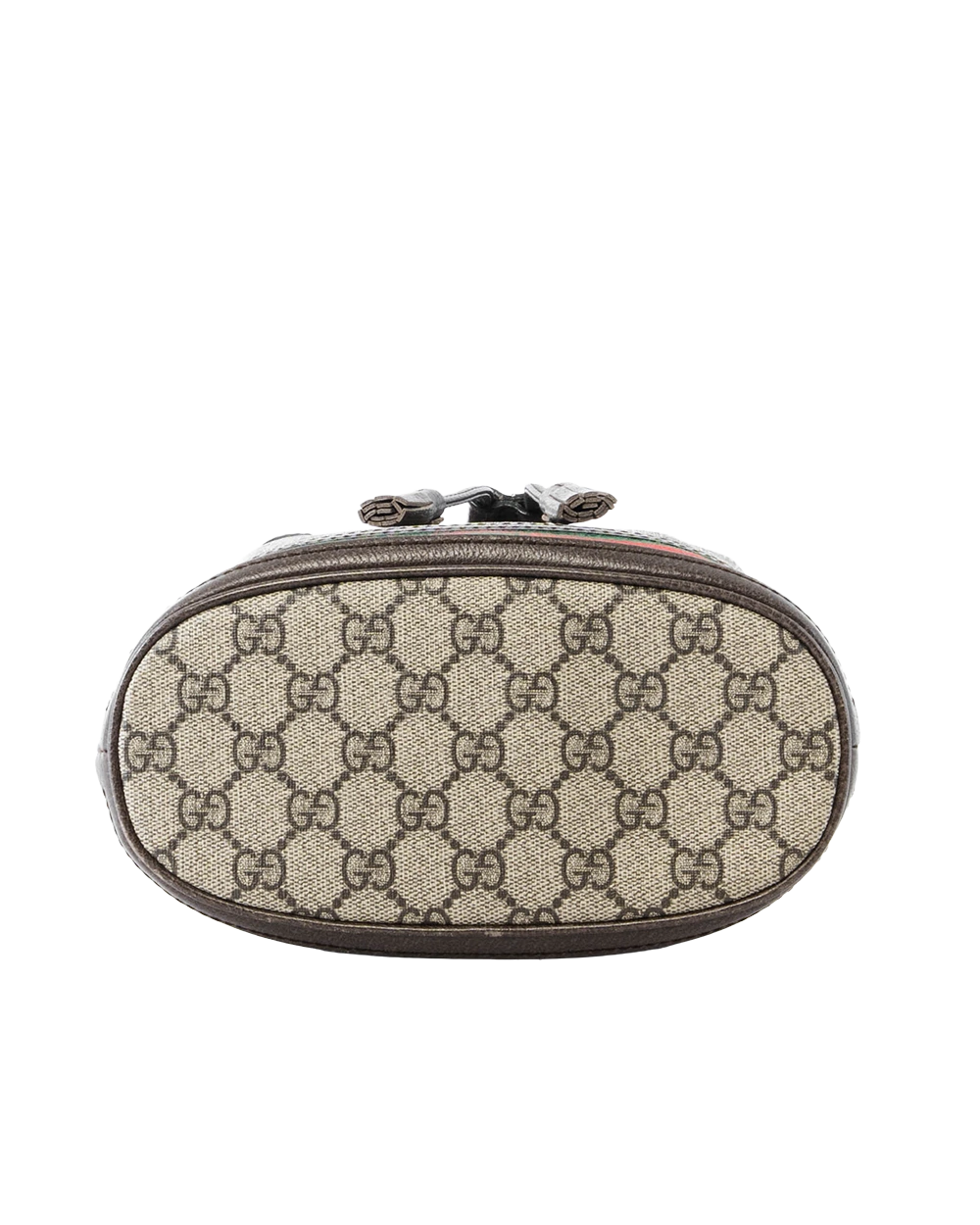 GUCCI OPHIDIA BUCKET BROWN GG MONOGRAM CANVAS GHW 550621 498879 2220