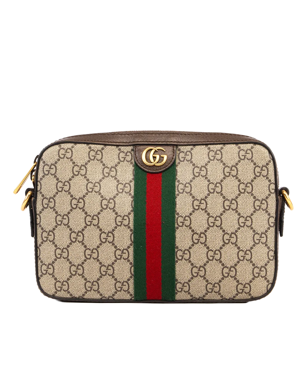 GUCCI OPHIDIA CROSSBODY MEDIUM BROWN GG MONOGRAM CANVAS GHW 699439 525040 1714