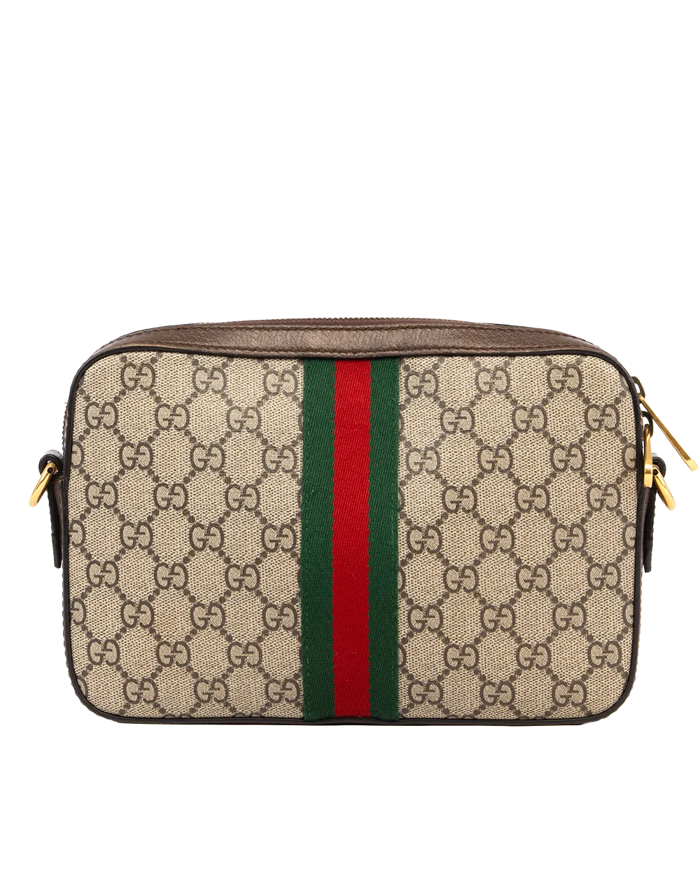 GUCCI OPHIDIA CROSSBODY MEDIUM BROWN GG MONOGRAM CANVAS GHW 699439 525040 1717