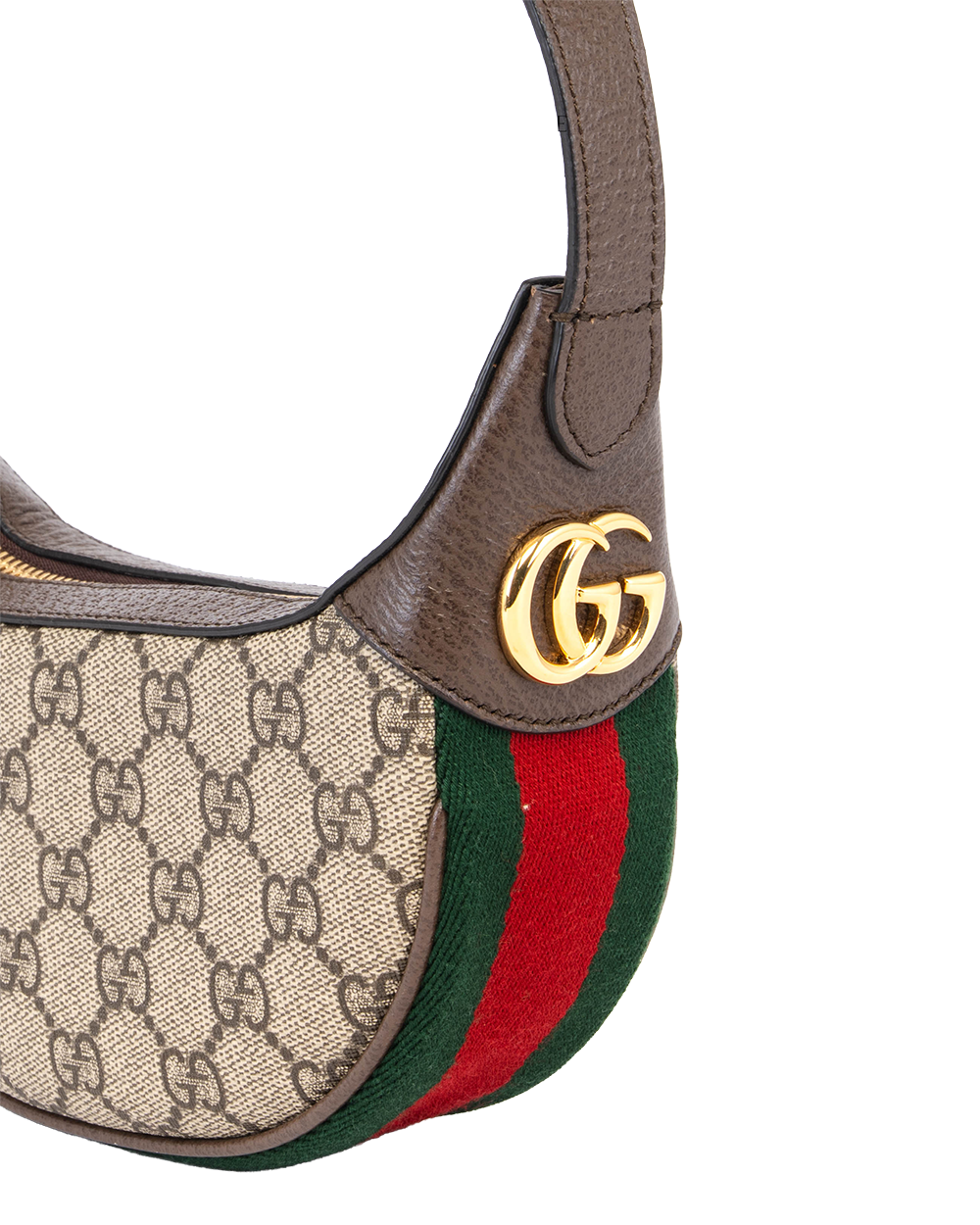 GUCCI OPHIDIA GG MINI BAG BROWN RED GREEN GG MONOGRAM CANVAS GHW 658551 493075 2999