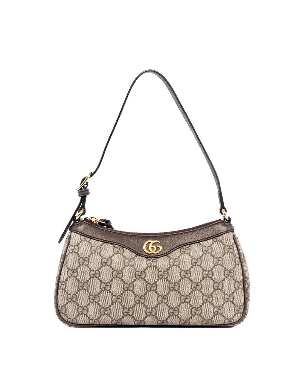 GUCCI OPHIDIA GG SHOULDER SMALL BROWN GG MONOGRAM CANVAS GHW 735145 5209781 05074
