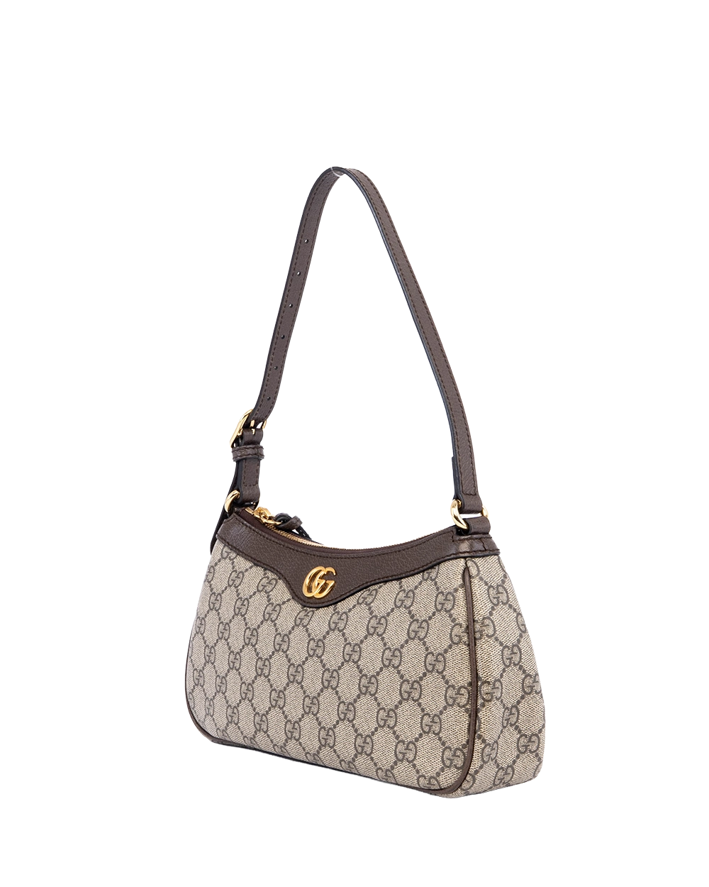 GUCCI OPHIDIA GG SHOULDER SMALL BROWN GG MONOGRAM CANVAS GHW 735145 5209781 05075