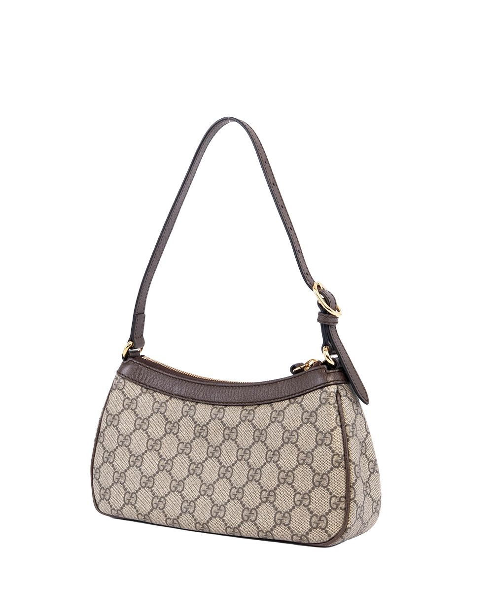 GUCCI OPHIDIA GG SHOULDER SMALL BROWN GG MONOGRAM CANVAS GHW 735145 5209781 05077