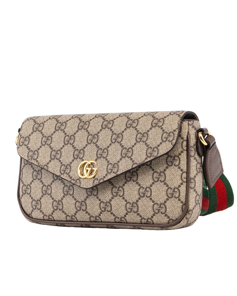 GUCCI OPHIDIA MINI BROWN GG MONOGRAM CANVAS GHW 2614