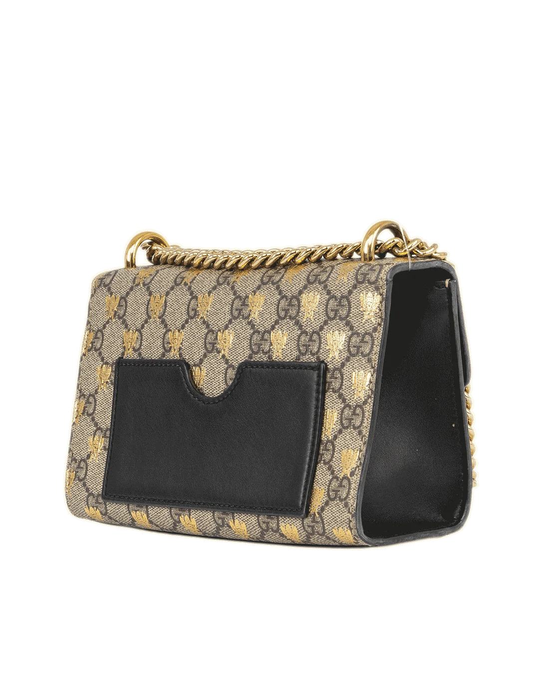 GUCCI PADLOCK BEE BROWN GG MONOGRAM CANVAS GHW 409487 562600 0198