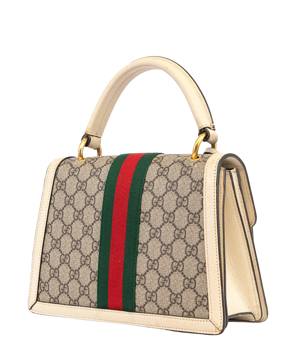GUCCI QUEEN MARGARET WHITE GG MONOGRAM CANVAS GHW 476541493075 3227