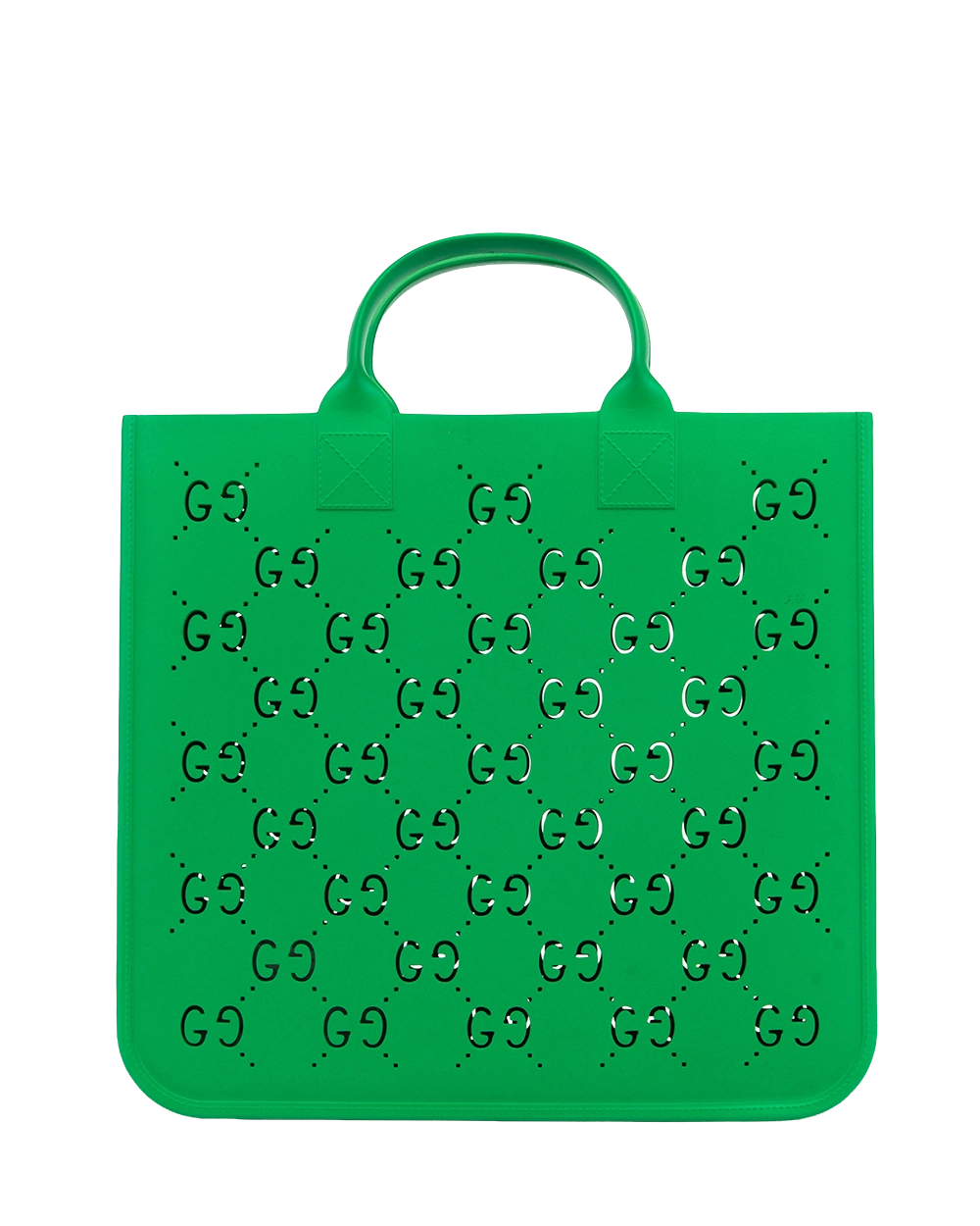 GUCCI RUBBER TOTE GREEN 6793635 2045