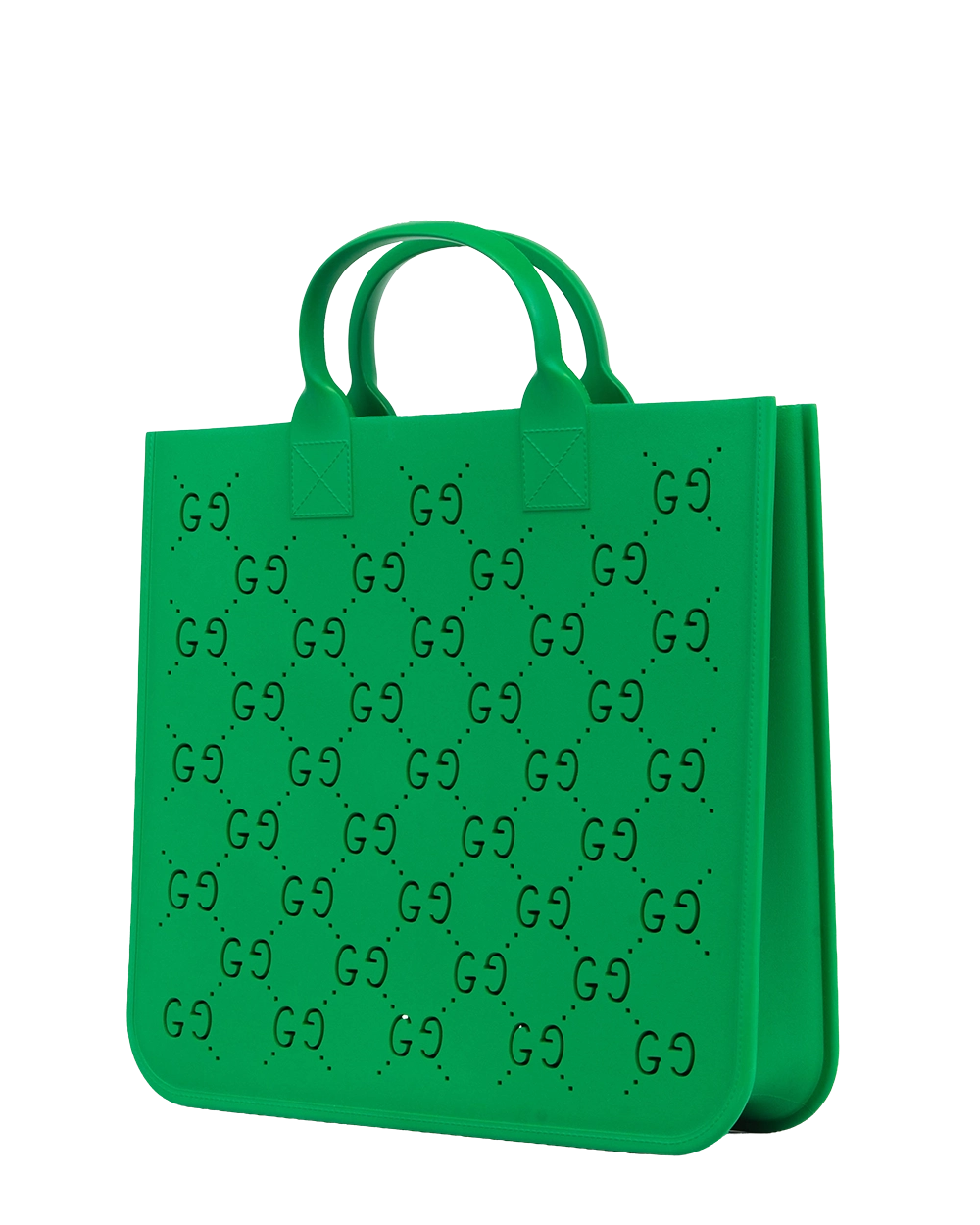 GUCCI RUBBER TOTE GREEN 6793635 2047