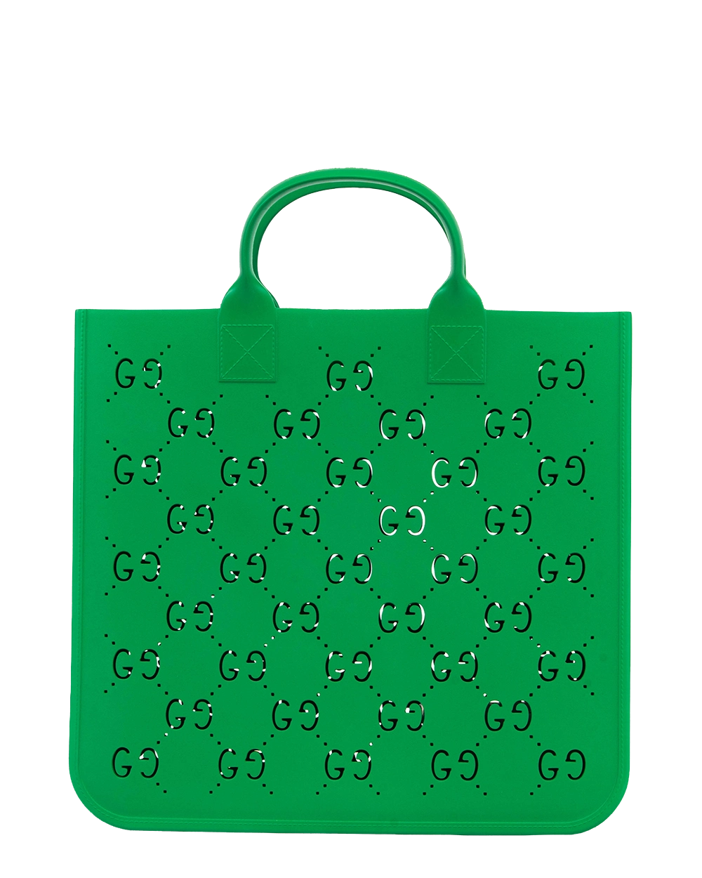 GUCCI RUBBER TOTE GREEN 6793635 2048