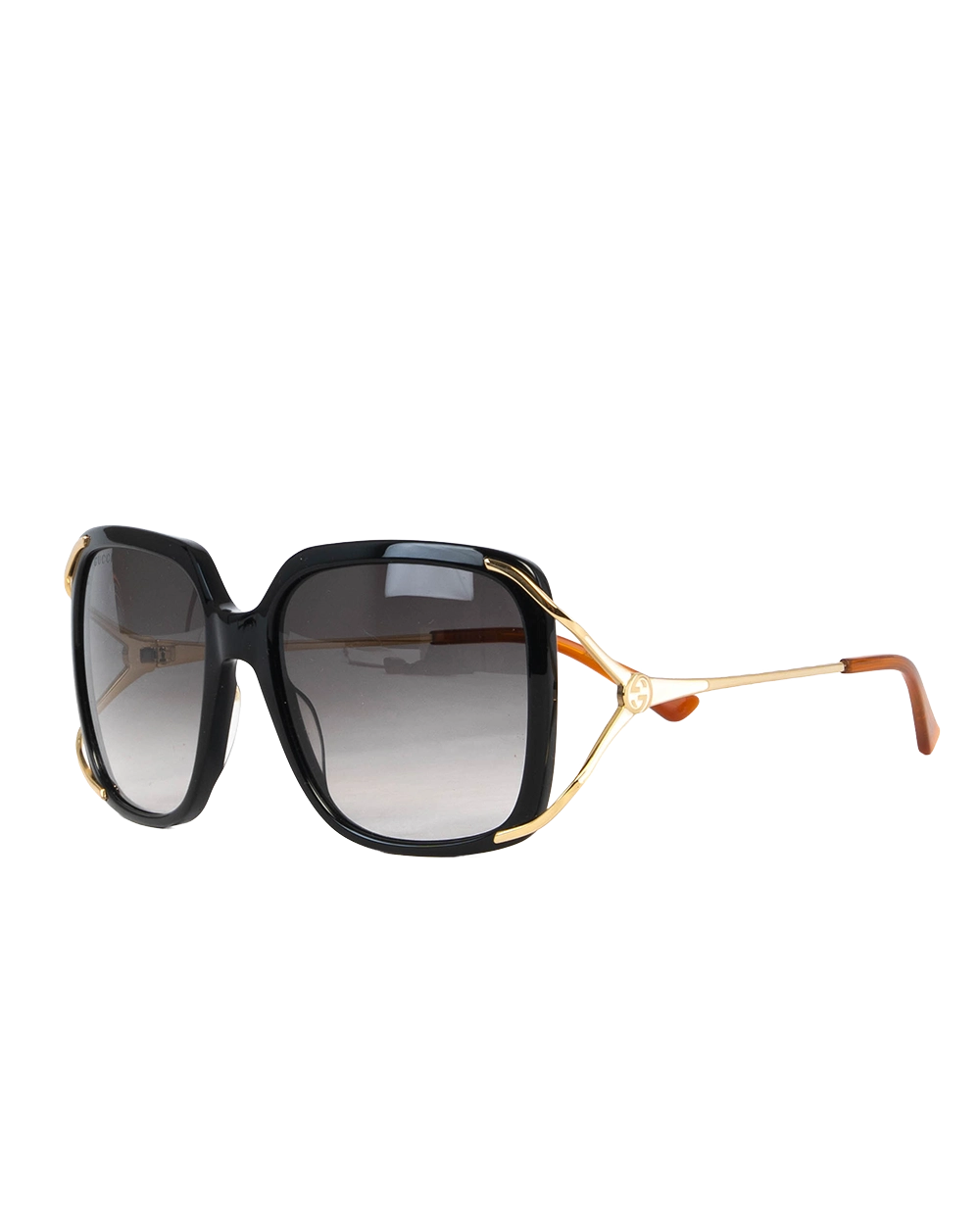 GUCCI SHADED SUNGLASSES BLACK GHW GG0647S 2226