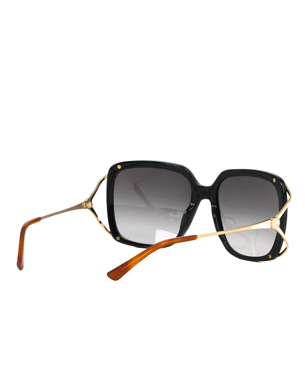 GUCCI SHADED SUNGLASSES BLACK GHW GG0647S 2227