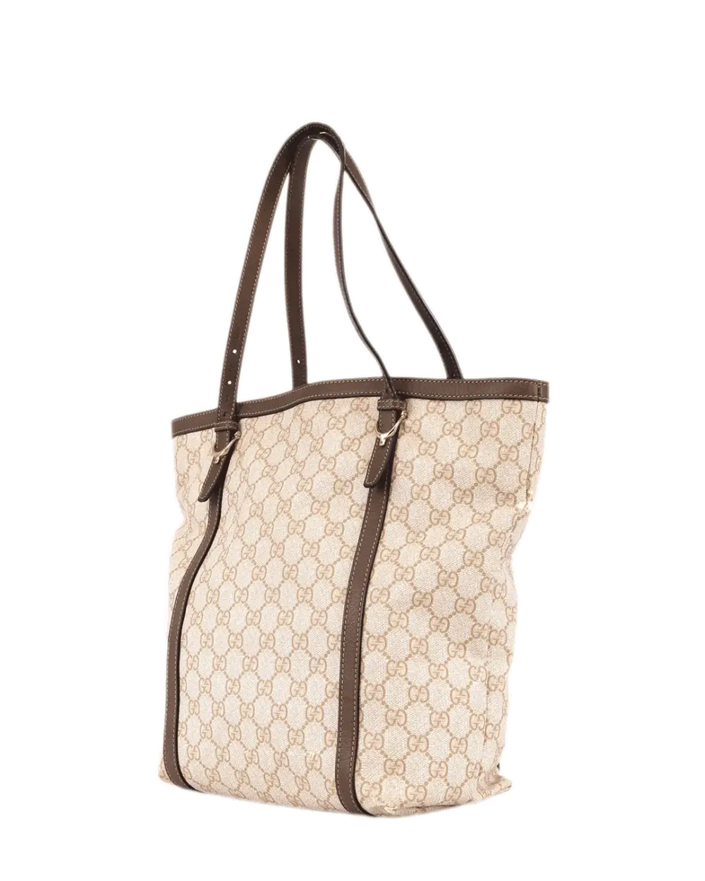 GUCCI SHOPPING BAG BEIGE GG SUPREME MONOGRAM CANVAS SHW 336777 204990 1459