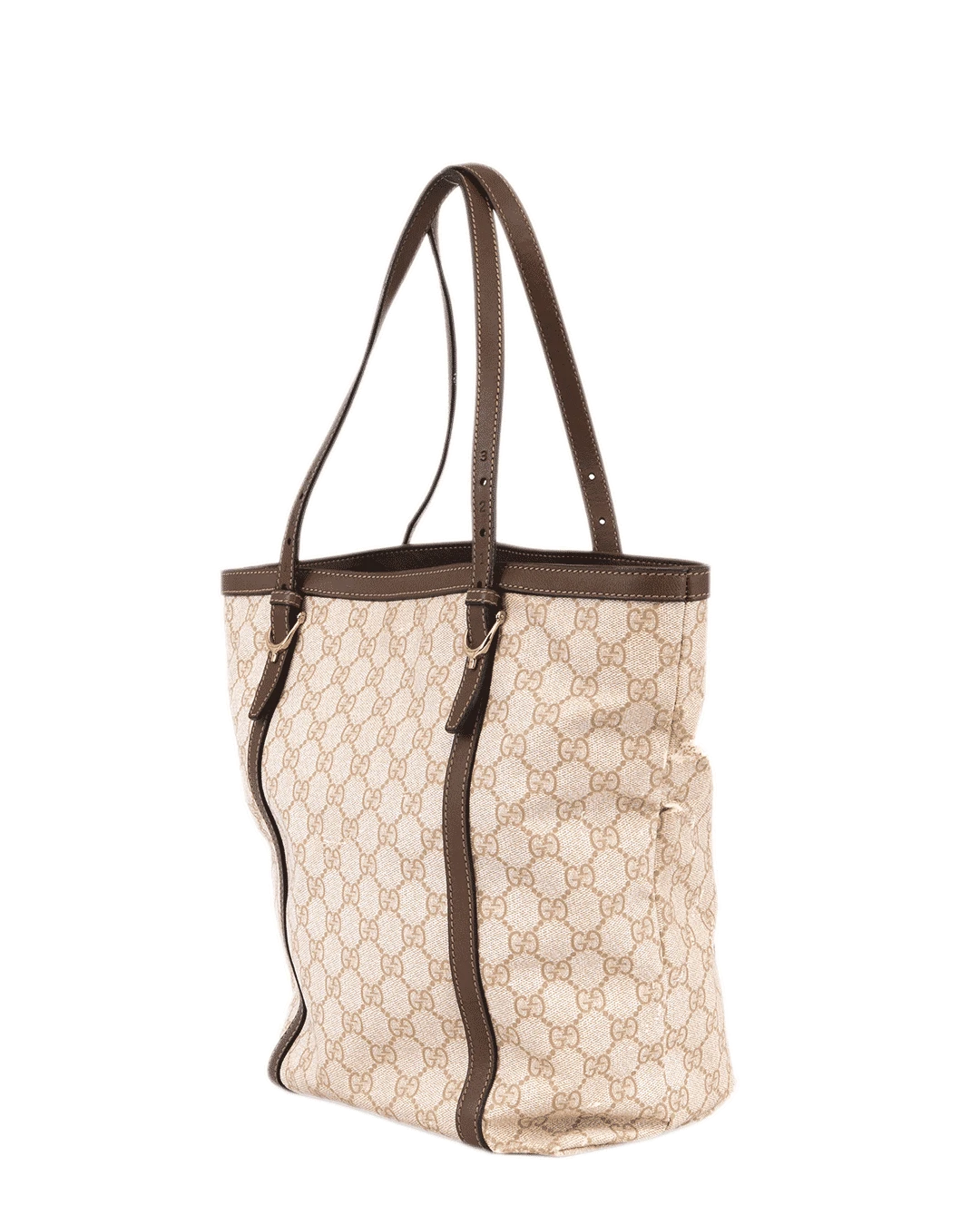GUCCI SHOPPING BAG BEIGE GG SUPREME MONOGRAM CANVAS SHW 336777 204990 1460