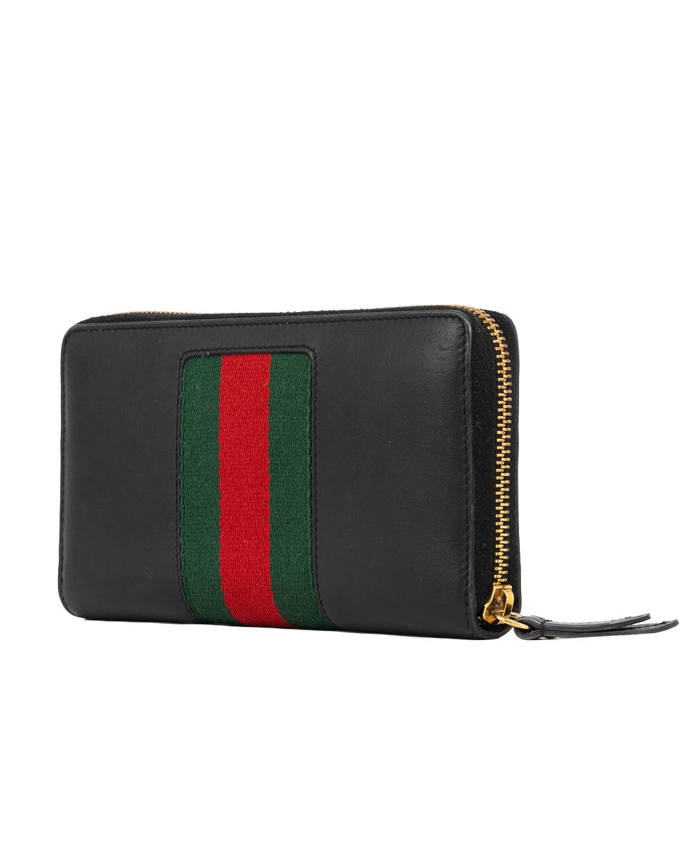 GUCCI SYLVIE LONG BLACK RED GREEN CALF GHW 3318