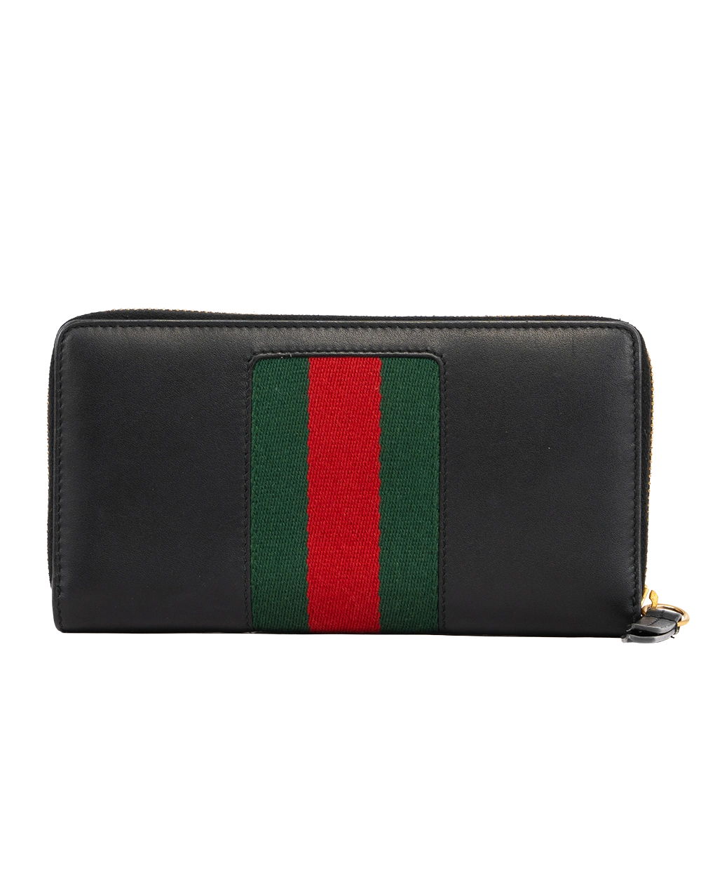 GUCCI SYLVIE LONG BLACK RED GREEN CALF GHW 3319