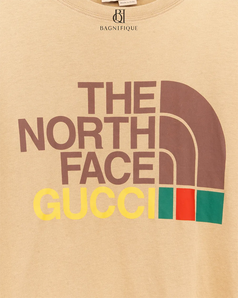GUCCI THE NORTH FACE L BROWN COTTON 72089