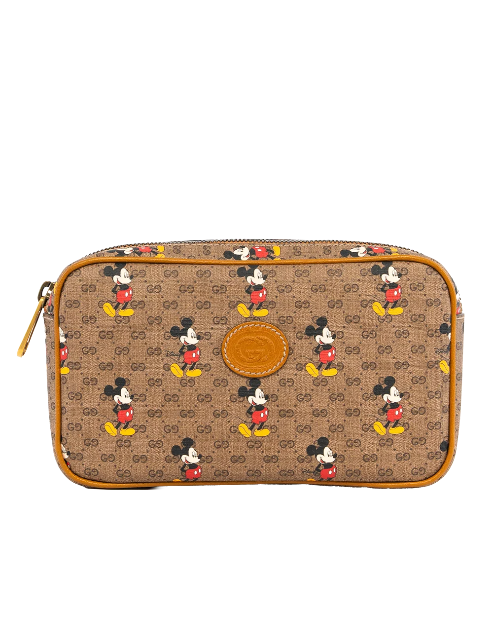 GUCCIxDISNEY BELT BAG CAMERA BROWN GG MONOGRAM CANVAS GHW 602695 527066 0633