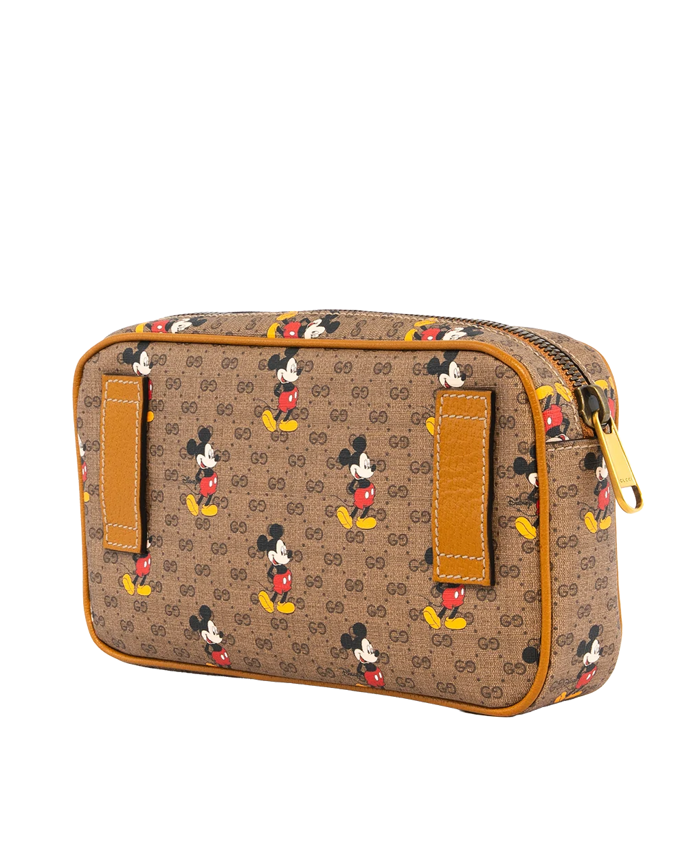 GUCCIxDISNEY BELT BAG CAMERA BROWN GG MONOGRAM CANVAS GHW 602695 527066 0636