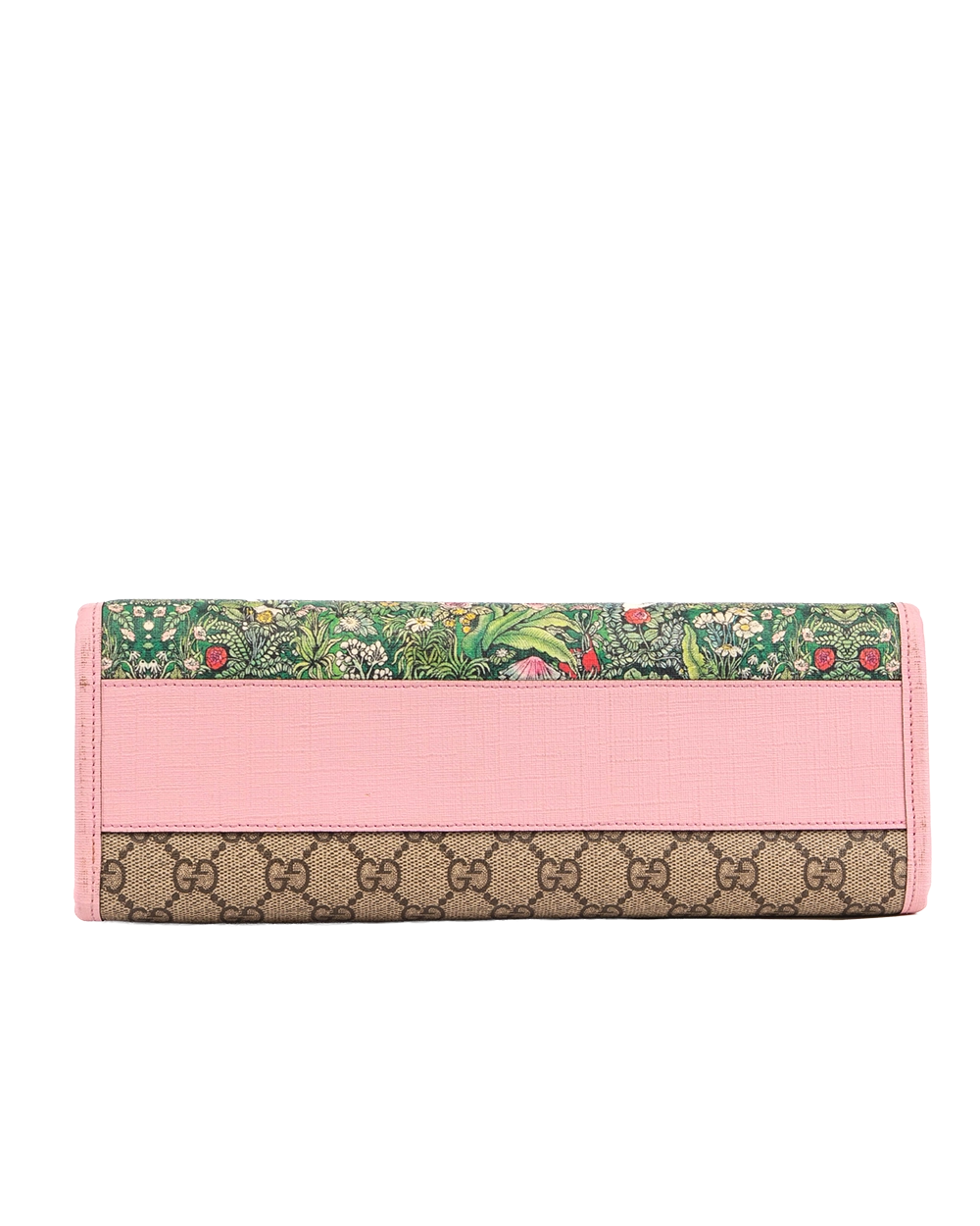 GUCCIxYUKO HIGUCHI KID TOTE BROWN PINK GG MONOGRAM CANVAS SHW 605614 213317 2820