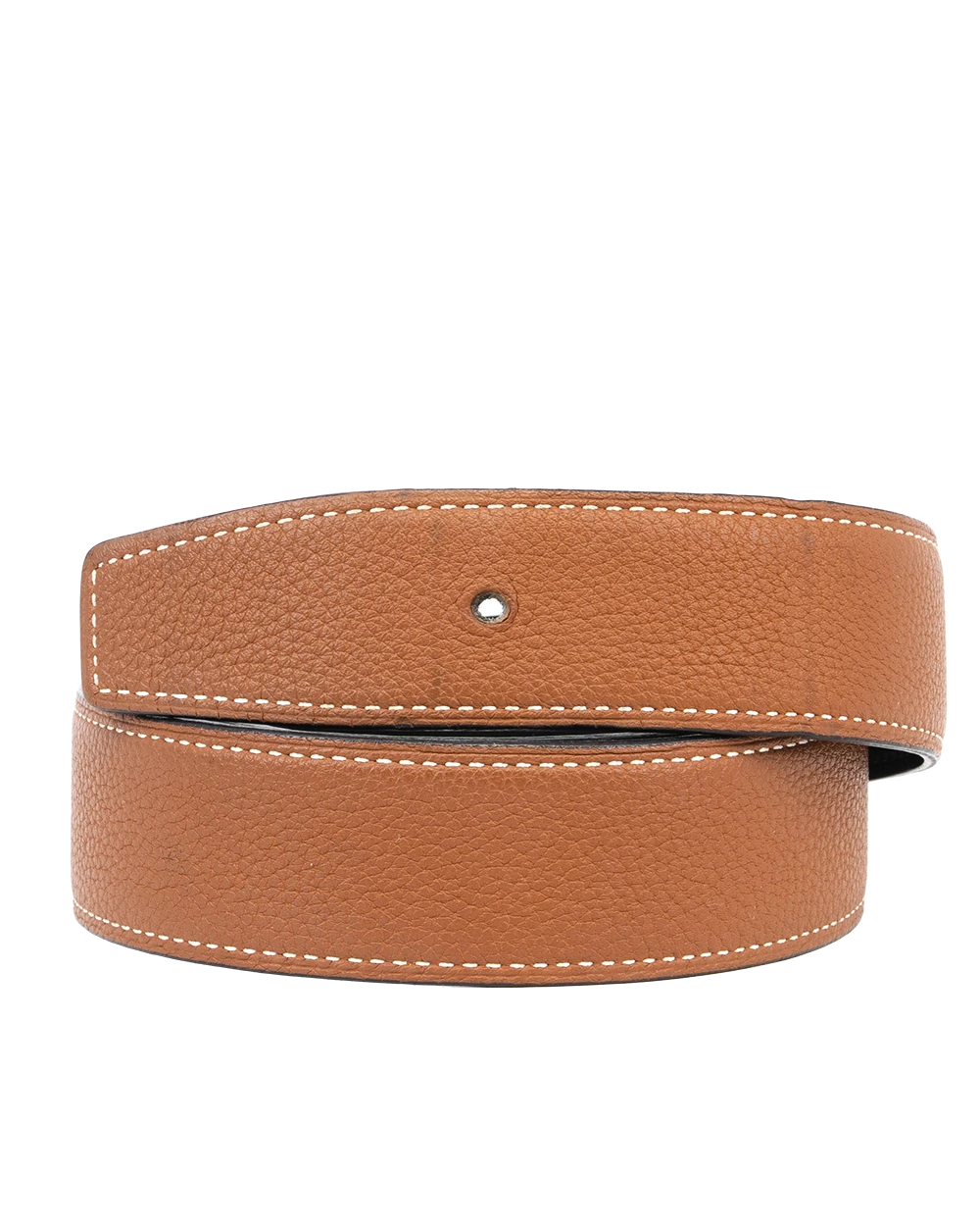 HERMES BELT 32 MM 85 GOLD NOIR A FM 050 0333