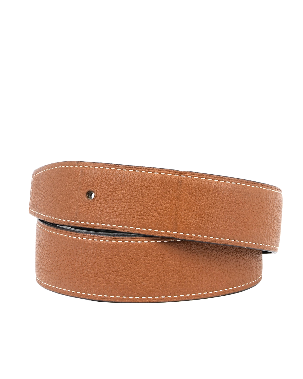 HERMES BELT 32 MM 85 GOLD NOIR A FM 050 0334