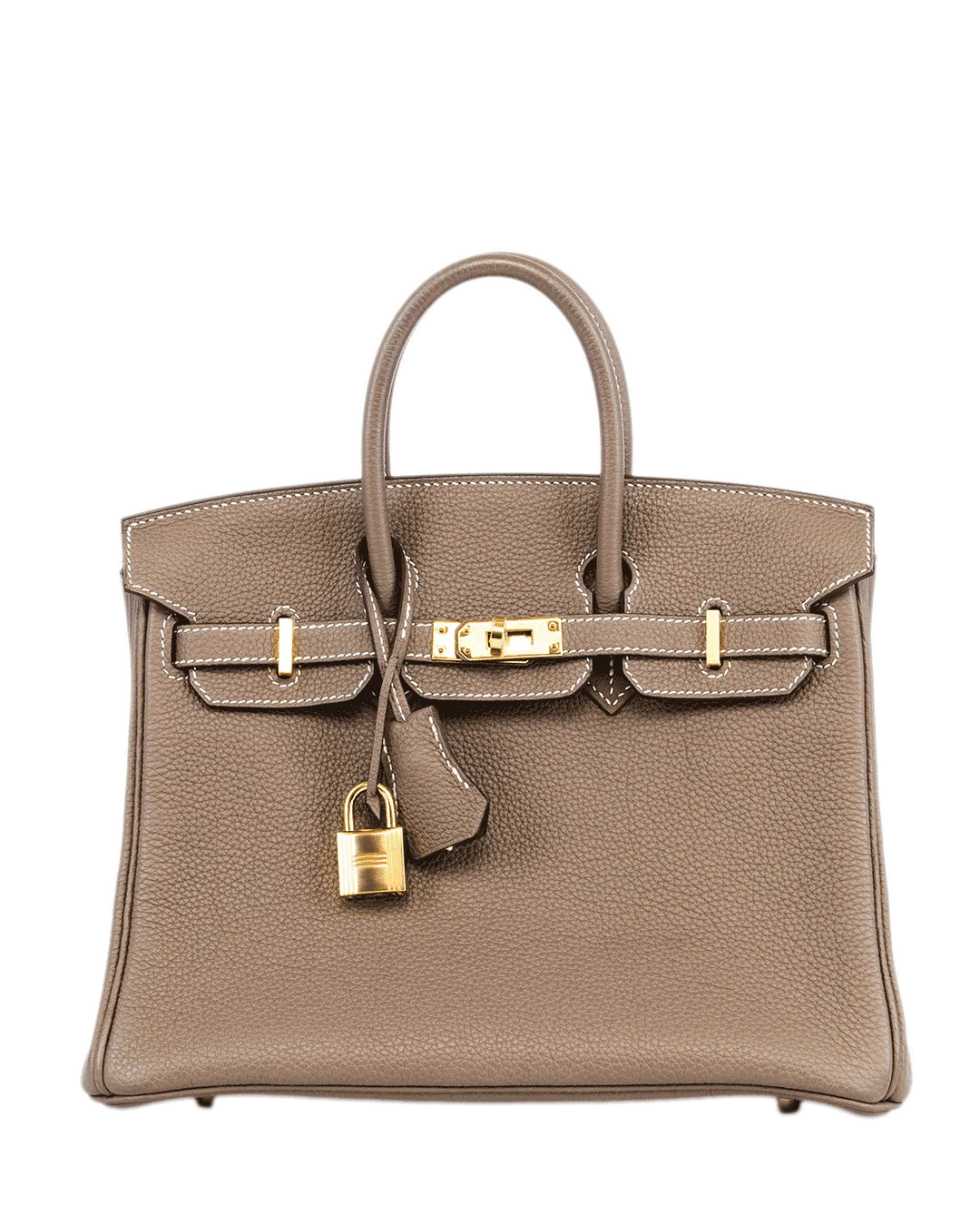 HERMES BIRKIN 25 ETOUPE TOGO GHW DPY661 TH 1392