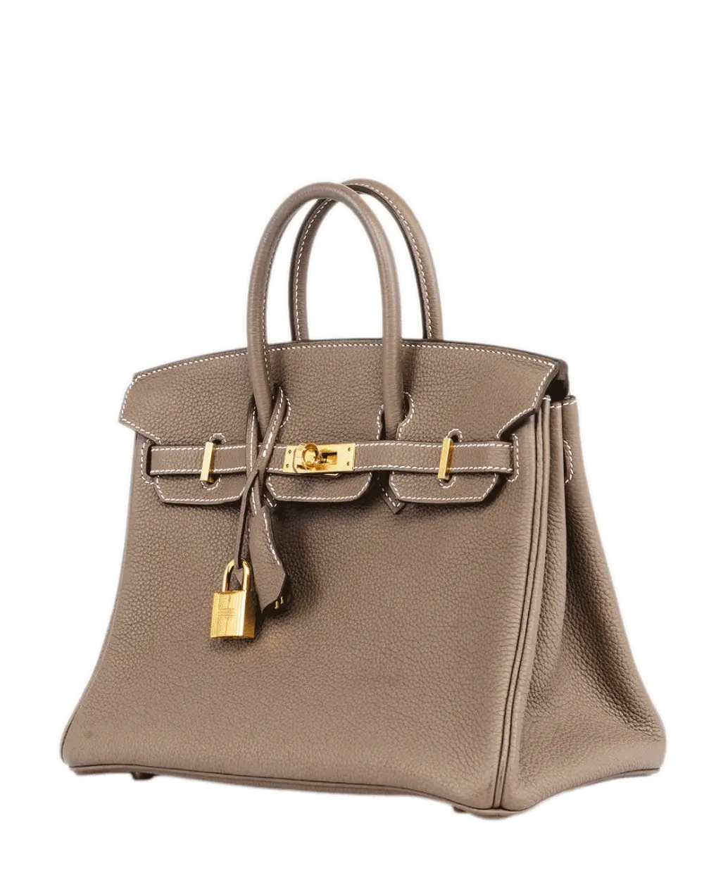 HERMES BIRKIN 25 ETOUPE TOGO GHW DPY661 TH 1393
