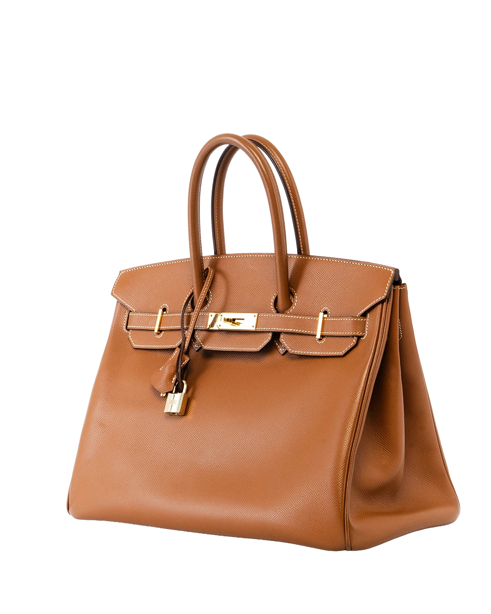HERMES BIRKIN 35 GOLD EPSOM GHW STAMP J SQ 2103