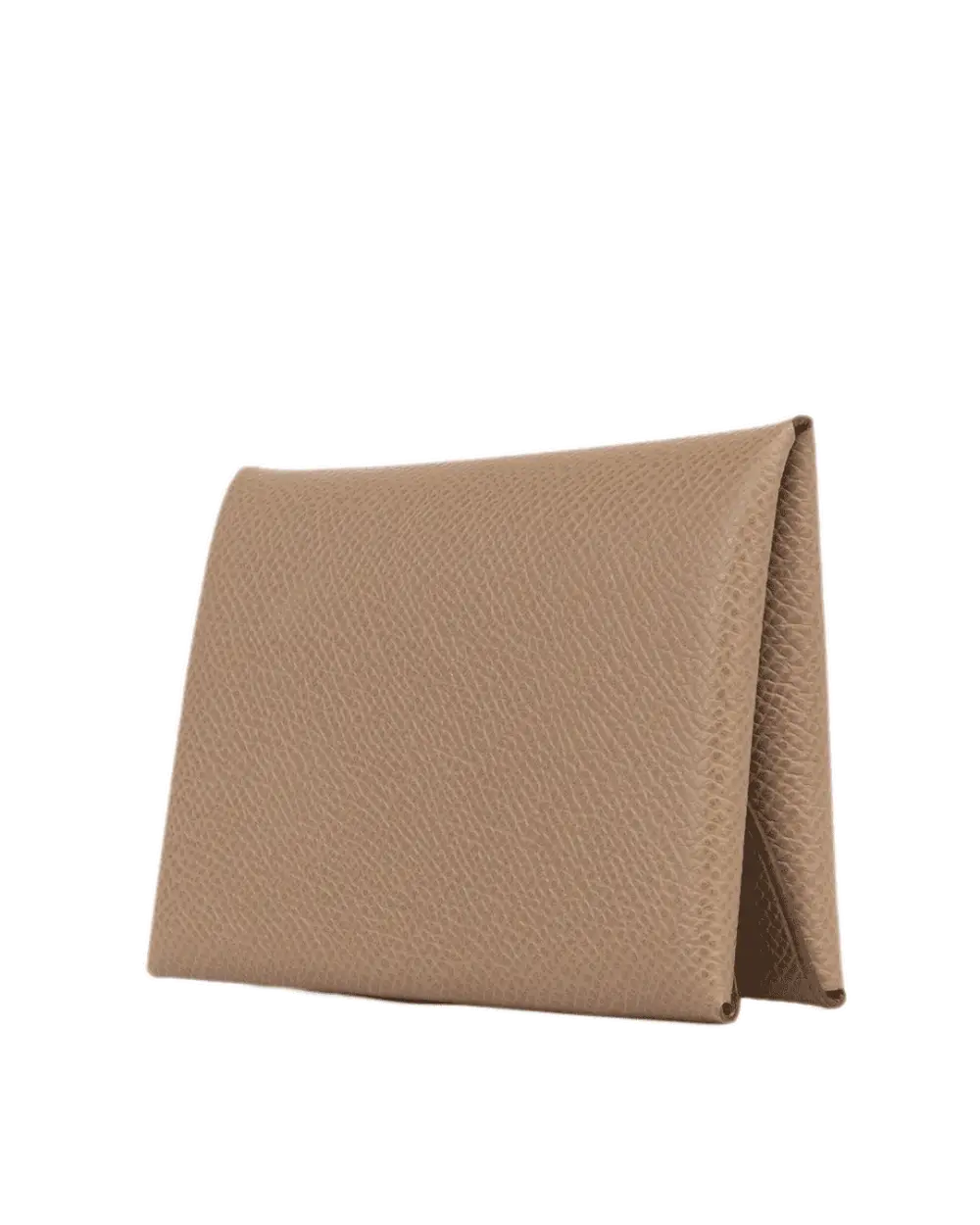 HERMES CALVI DOU COMPACT CARD HOLDER SHORT ETOUPE EPSOM SHW K UY 012 TM 2344