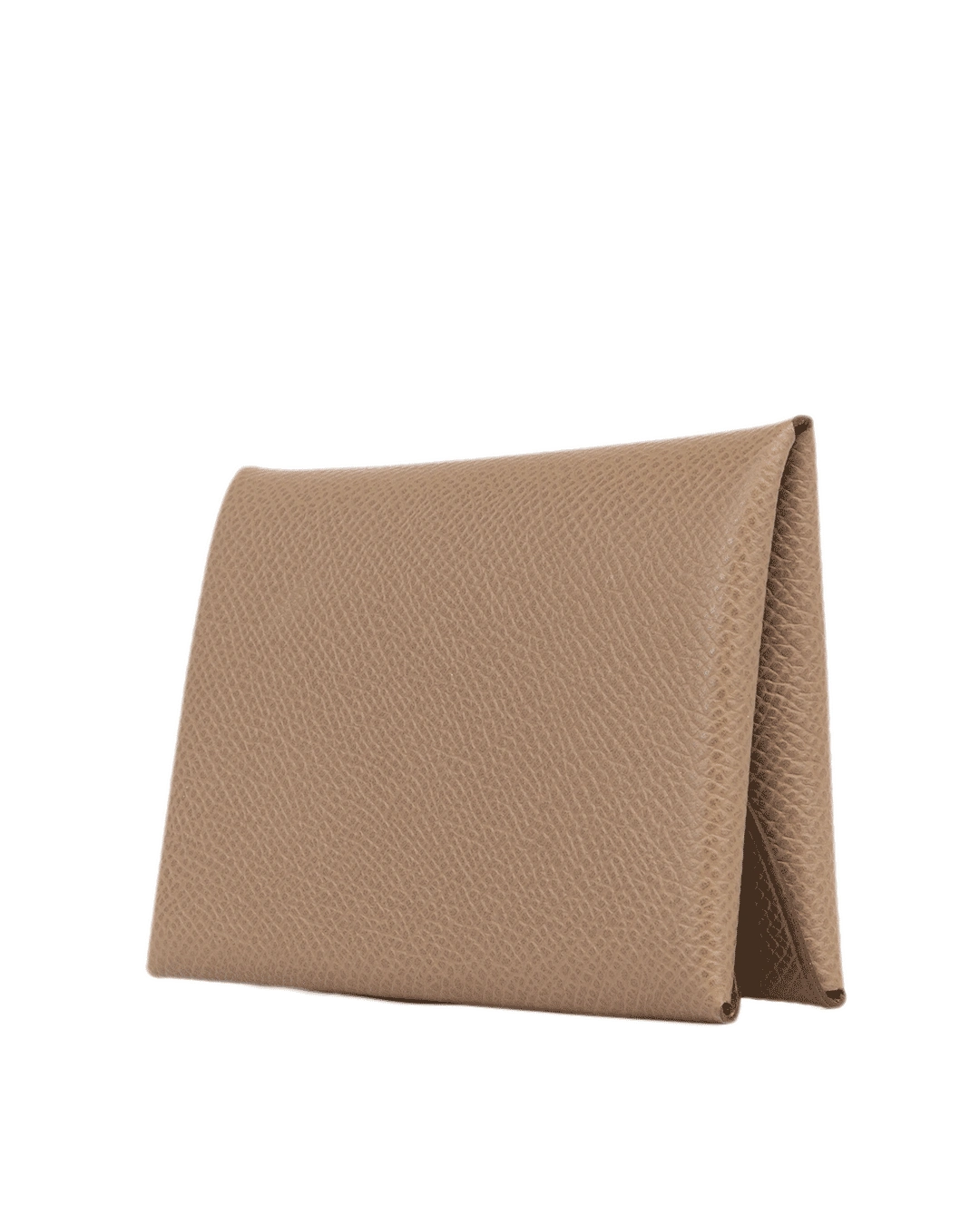 HERMES CALVI DOU COMPACT CARD HOLDER SHORT ETOUPE EPSOM SHW K UY 012 TM 2344