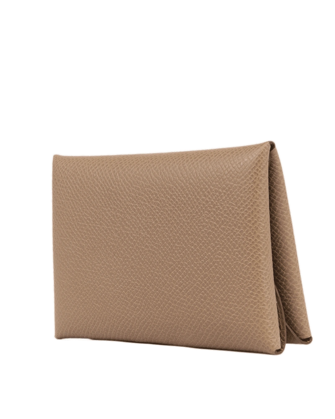 HERMES CALVI DOU COMPACT CARD HOLDER SHORT ETOUPE EPSOM SHW K UY 012 TM 2345