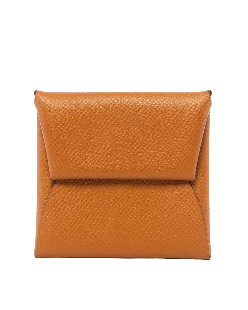 HERMES CALVI DUO COMPACT CARD HOLDER SHORT GOLD EPSOM SHW C MZ 012 2488