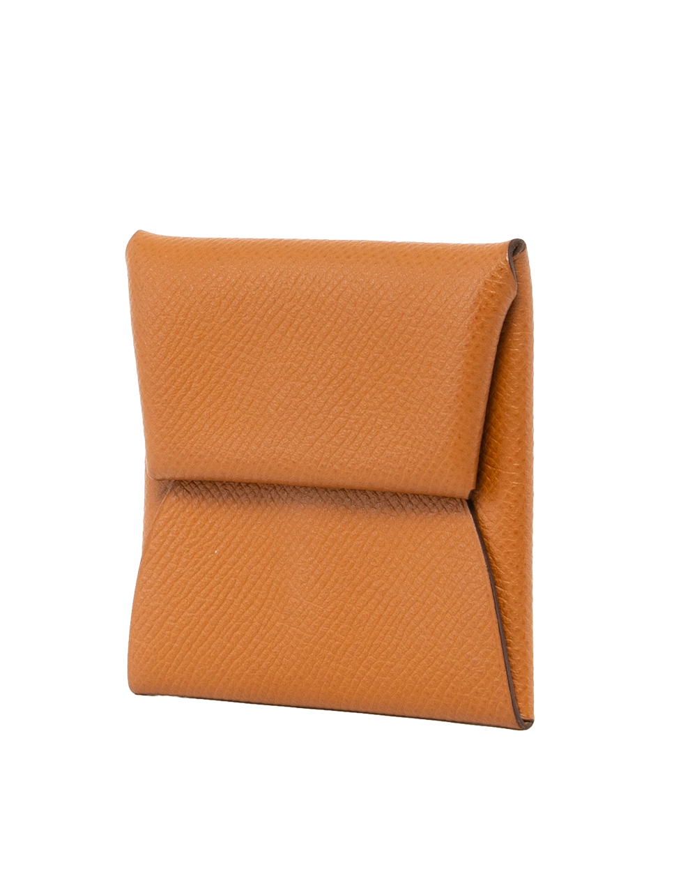 HERMES CALVI DUO COMPACT CARD HOLDER SHORT GOLD EPSOM SHW C MZ 012 2489