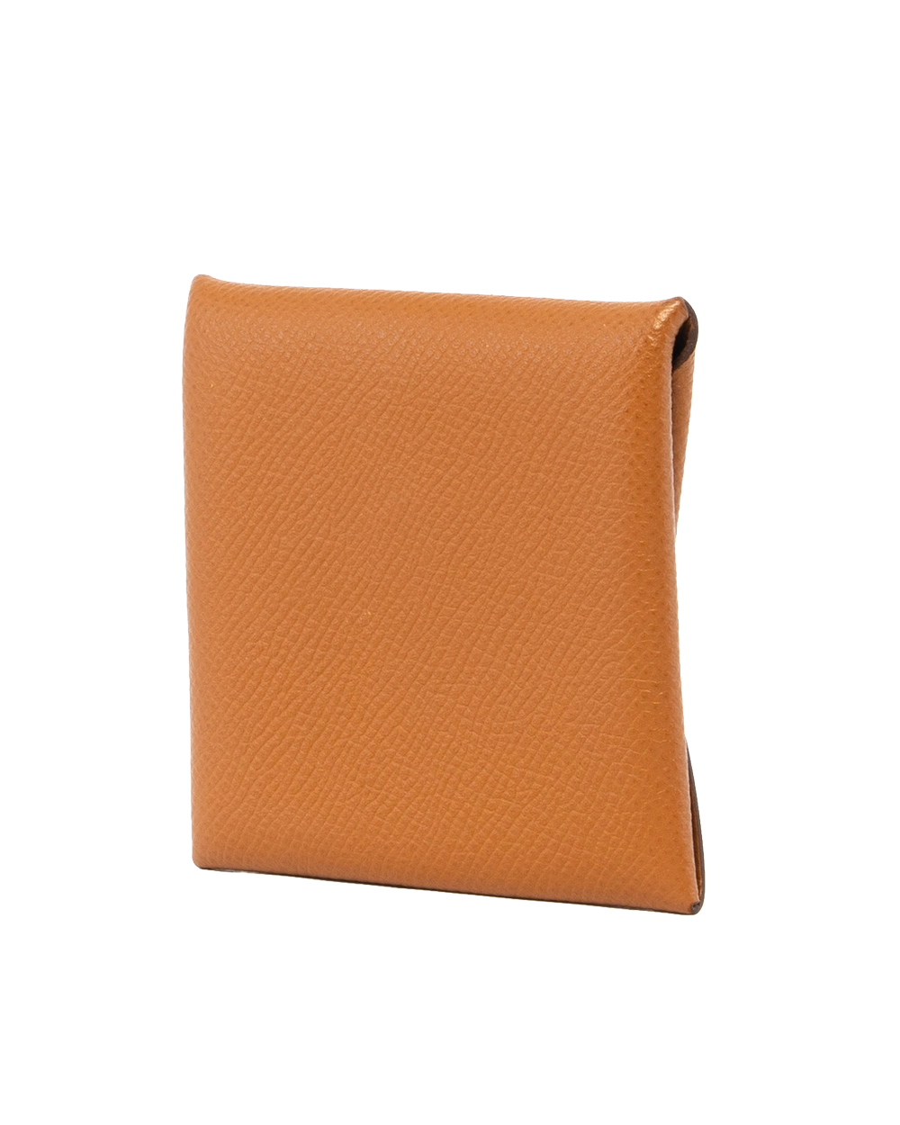 HERMES CALVI DUO COMPACT CARD HOLDER SHORT GOLD EPSOM SHW C MZ 012 2490