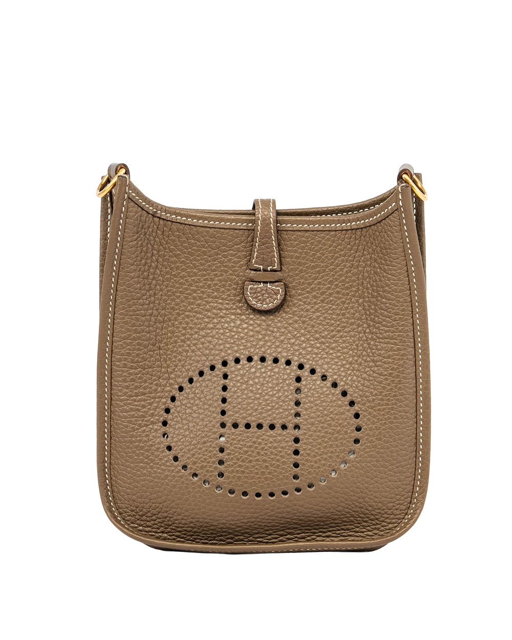 HERMES EVELYNE MINI ETOUPE CLEMENCE GHW U MN 009KD 1886