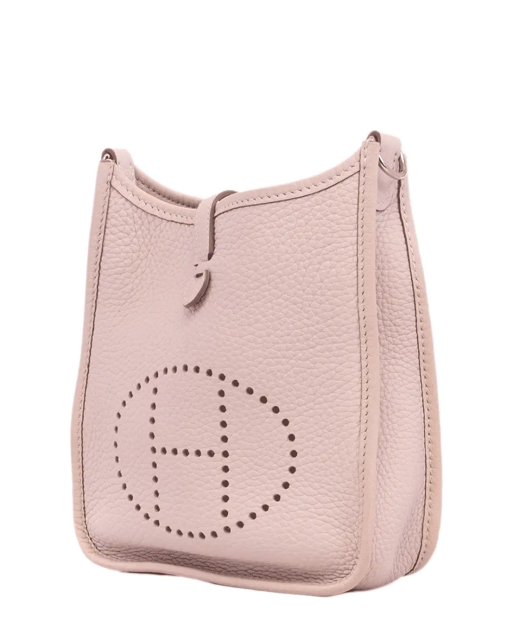 HERMES EVELYNE MINI PINK ROSE DARLING TOGO GHW W TS 003 3080